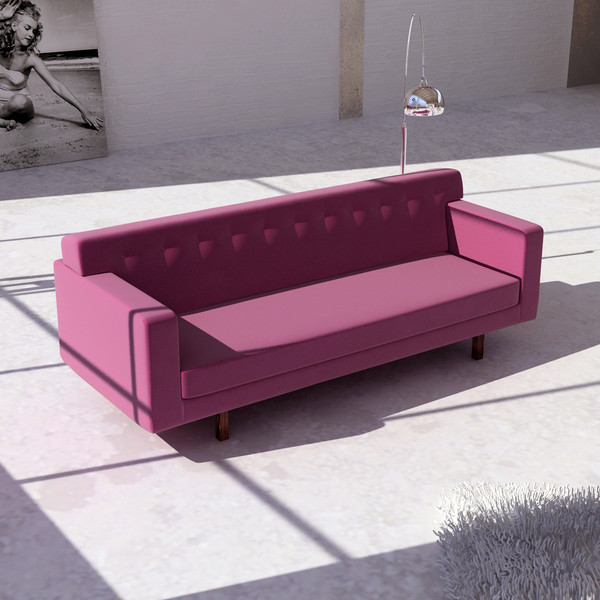 3d model sofa wood - Couch 02... by Lajhar 